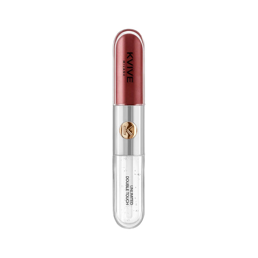 Perfect Twin Lip — Dual-Ended Liquid Lipstick with Velvet Matte Color and Glossy Shine